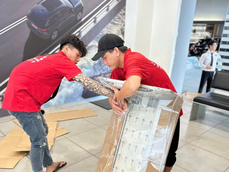 bọc lót cẩn thận bằng màng pe