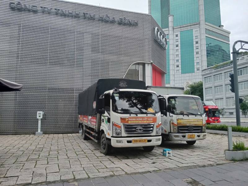 thành hưng chuyển văn phòng công ty hòa bình