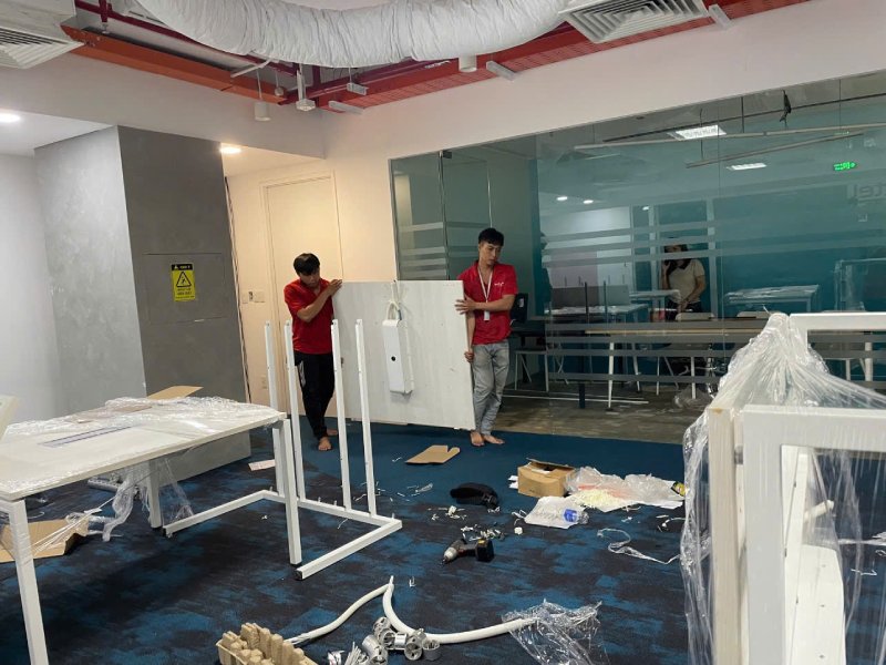 tháo dỡ thiết bị văn phòng