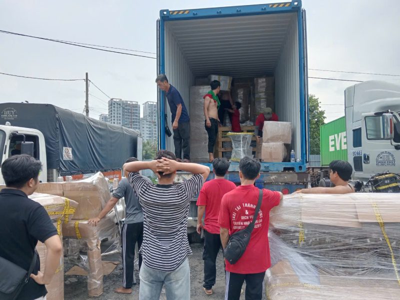 tối ưu không gian container