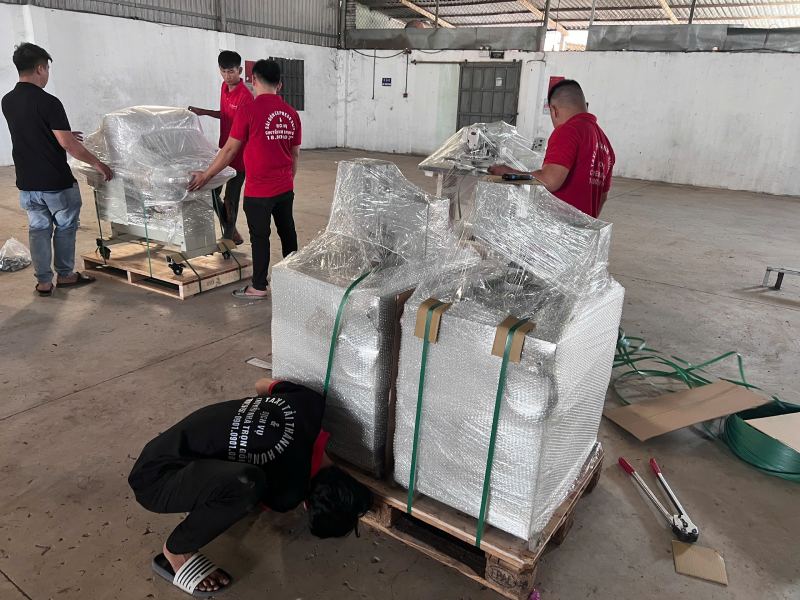 gia cố hàng hóa cẩn thận